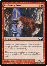 Javali Presa de Navalha / Bladetusk Boar - Magic: The Gathering - MoxLand
